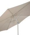 Parasol Ø300 cm sandgrå m/krank og tilt - Sunlife